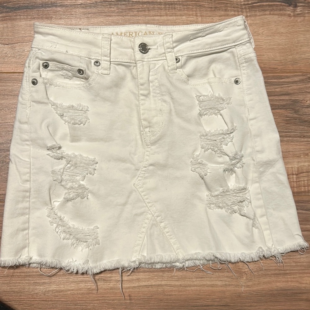 women’s denim skirt